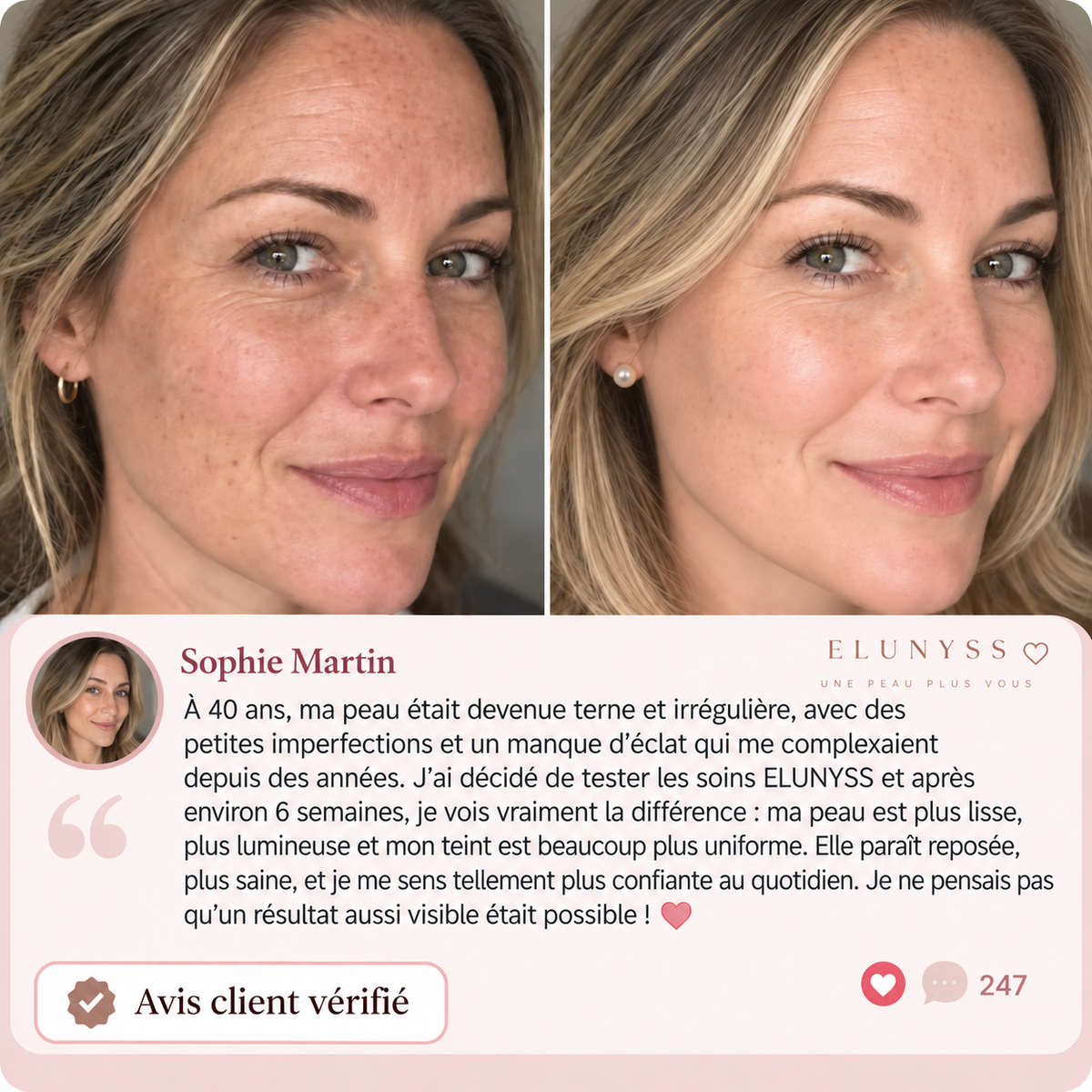 Sérum stimulant aux peptides et NAD+